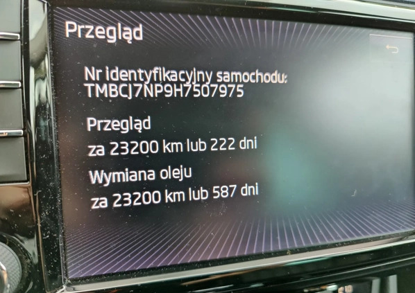 Skoda Superb cena 87400 przebieg: 138200, rok produkcji 2016 z Mikołów małe 277